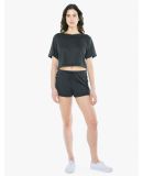 American Apparel RSATR3354W Ladies' Tri-Blend Runn TRI BLACK