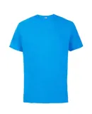 Delta Apparel 12600L   Adult S/S Tee in Turquoise heather