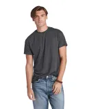 Delta Apparel 12603   Adult S/S Tee in Charcoal heather triblend