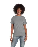 Delta Apparel 14600L   Adult S/S Tee in Graphite snow heather