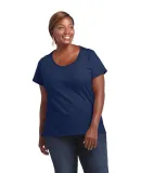 Delta Apparel 19400C   Ladies' Curvy Tee in Athletic navy