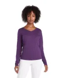 Delta Apparel 56535L   Prncss V-Neck L/S in Purple
