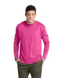 Delta Apparel 616535   Adult L/S Tee in Safety pink