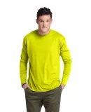 Delta Apparel 616535   Adult L/S Tee in Safety green