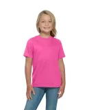 Delta Apparel 65359   Youth Retail Tee in Safety pink