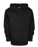 Delta Apparel 90200Y   7 Ounce Youth 75/25 Hoodie in Black egk