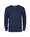 Delta Apparel 97100   7 Oz Fleece Crew in Athletic navy ae8