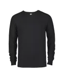 Delta Apparel 97100   7 Oz Fleece Crew in Black e9t