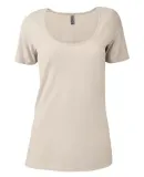 Delta Apparel P504C   Ladies Scoop CVC in Putty n98