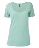 Delta Apparel P504C   Ladies Scoop CVC in Celadon vax