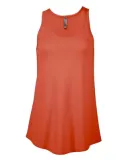 Delta Apparel P506C   Ladies Tank CVC in Deep coral yzj