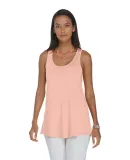 Delta Apparel P506T   Ladies Tank TRI in Blush quartz