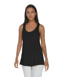 Delta Apparel P506T   Ladies Tank TRI in Black heather