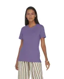 Delta Apparel P512S   Lds SS Crew SLUB in Vino