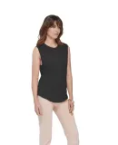 Delta Apparel P515S   Ladies Tank SLUB in Black