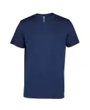 Delta Apparel P601C   Adlt SS Crew CVC in Harbor blue bqj