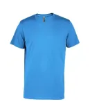 Delta Apparel P601C   Adlt SS Crew CVC in Turquoise a3u