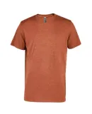 Delta Apparel P601C   Adlt SS Crew CVC in Sedona heather h2v