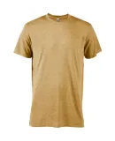 Delta Apparel P601T Adlt Short Sleeve Crew Triblen in Ginger quartz od3