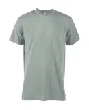 Delta Apparel P601T Adlt Short Sleeve Crew Triblen in Sea glass v7l