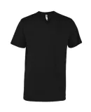 Delta Apparel P602C   Adlt V-Neck CVC in Jet black e1f