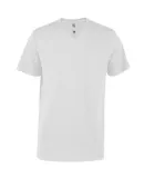 Delta Apparel P602C   Adlt V-Neck CVC in White ne2