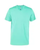 Delta Apparel P602C   Adlt V-Neck CVC in Celadon vt4