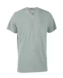 Delta Apparel P602T   Adlt V-Neck TRI in Sea glass v7l