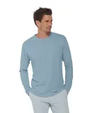 Delta Apparel P603S   Adlt LS Crew SLUB in Steel