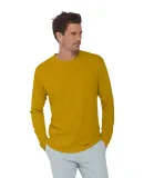 Delta Apparel P603S   Adlt LS Crew SLUB in Ginger