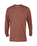 Delta Apparel P603T   Adlt LS Crew TRI in Sedona quartz od4