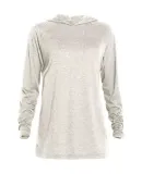 Delta Apparel P909T   Adlt PO Hood TRI in Oatmeal heather k2z