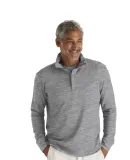 Delta Apparel P916J   Interlock 1/4 Zip in Vintage heather