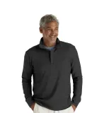 Delta Apparel P916J   Interlock 1/4 Zip in Charcoal heather