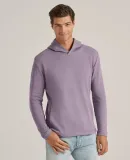 Delta Apparel P917J   Intrlck PO Hoodie in Vino heather