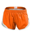 Delta Apparel S081GP   Girl's Short in Orange/silver