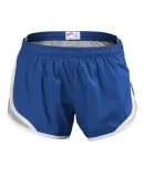Delta Apparel S081GP   Girl's Short in Royal/silver