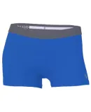 Delta Apparel S1110GP   Girls Short Dri in Royal/gun metal