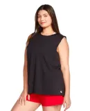 Delta Apparel S6552CP   Curves BF Tank in Black