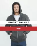 Alstyle 1574 Zip Up Hoodie Red