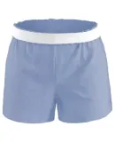 Delta Apparel SM037P   Junior Short in Light blue
