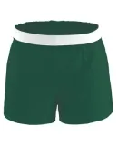 Delta Apparel SM037P   Junior Short in Dark green
