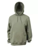 Delta Apparel S9388P   9 Oz Fleece Hood in Od green