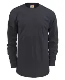 Delta Apparel SM875P   Adult L/S Tee in Black