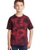 Port & Company PC145Y     Youth Crystal Tie-Dye Te in Black/red