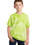 Port & Company PC145Y     Youth Crystal Tie-Dye Te in Lemon lime