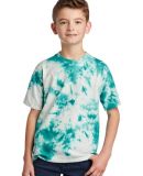 Port & Company PC145Y     Youth Crystal Tie-Dye Te in Teal