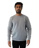 Next Level Apparel 9002NL Unisex Pullover PCH Crew in Heather gray