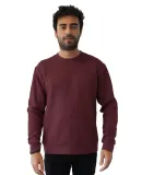 Next Level Apparel 9002NL Unisex Pullover PCH Crew in Heather maroon