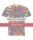 Dyenomite 200TD Rainbow Cut-Spiral Tie-Dyed T-Shir Bright Star